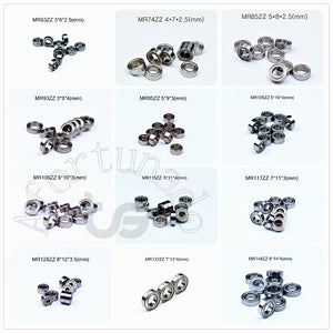 Multiple sizes Miniature bearing 10piece free shipping Bearing MR63 MR74 MR85 MR95-105-106-115-117-126-128-137-148 Metal Sealed